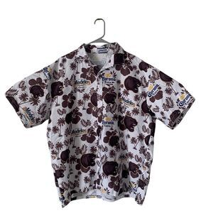Pre Owned Men's Corona Modelo Short Sleeve Shirt Stand Out in Style Festive Part